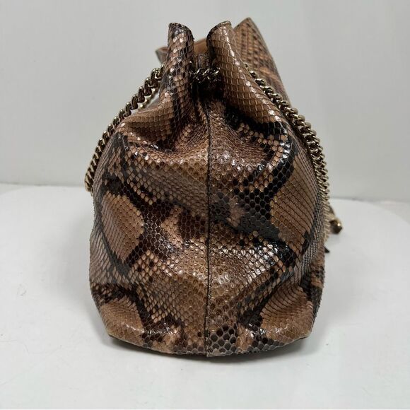 Gucci Soho Chain Strap Shoulder Bag Python Medium - Picture 6 of 13